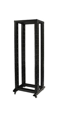 07-6622-01 22U Standing Network Server Open Rack - Heavy Duty Caster, 4 Posts