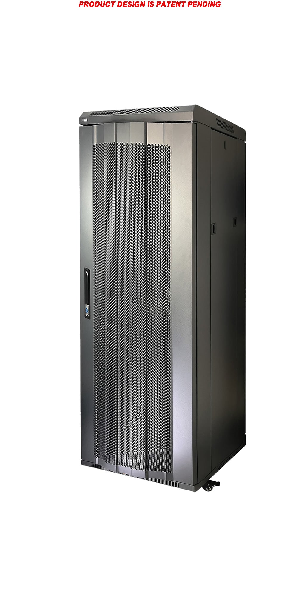 07-6622E 22U Stand Server / Network Cabinet - Extra Deep, Locking Metal Door and Casters with Brake