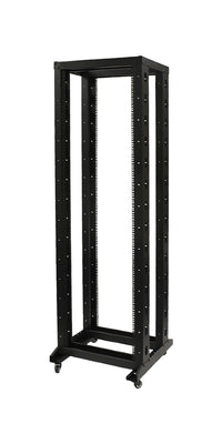 07-6627-01 27U Standing Network Server Open Rack - Heavy Duty Caster, 4 Posts