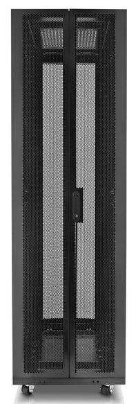 07-6842 42U 80cm(31.5 inch) Depth Server Network Cabinet - Locking Metal Door, 4 Fans, 2 Shelves, Heavy Duty Casters with Brake