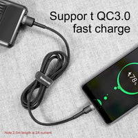 70-4CATKLF-UG1 USB TYPE-C 2A 3M Nylon