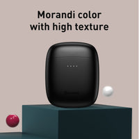 True Wireless Earphones with Wireless Charging Case, Bluetooth V5.0, Black,