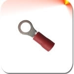 12-1160 Ring Terminal 16-22AWG 6.4mm - Red