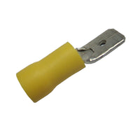 12-4525 Male Disconnects Yellow