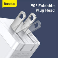 Mini Quick Charger 45W, USB + Type C Port