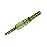 15-0202 1/4 Mono Plug w/Spring