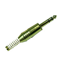 15-0205G 1/4" Stereo Male with 7.0mm Spring
