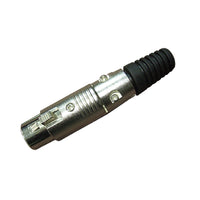 15-0617 3P Mic Female Connector  Screw In Type