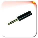 15-1001 1/4" Stereo Male Bakelite Handle