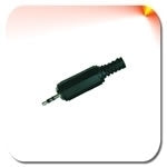 15-1018 2.5mm Stereo Male Plastic Handle