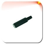 15-1107 3.5mm Stereo Female Plastic Handle