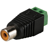 15-1879 RCA Female Screw Type Terminal Connector - (2pcs/bag)