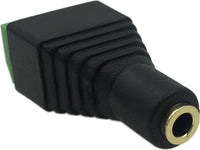 15-1882 3.5mm Stereo Female Screw Terminal Connector - (2pcs/bag)