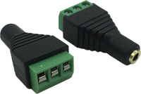 15-1882 3.5mm Stereo Female Screw Terminal Connector - (2pcs/bag)