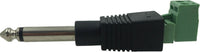 15-1884 1/4" Mono Male Screw Terminal Connector - (1pc/bag)
