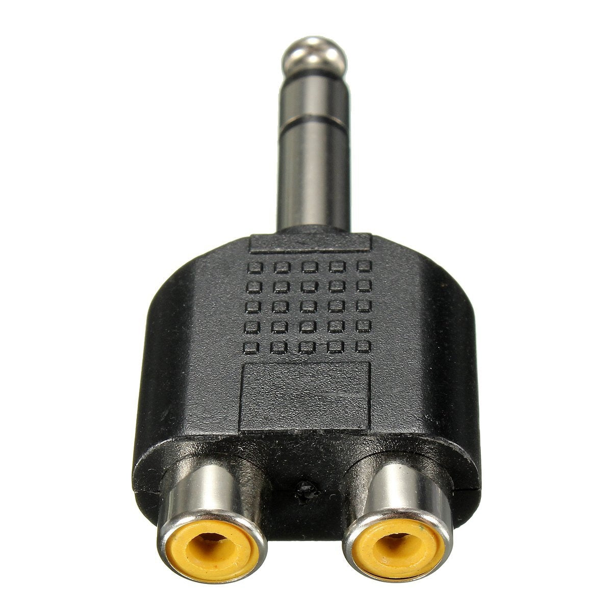 15-1916 1/4 Inch Male Stereo To 2 RCA Female Y Splitter Audio Adapter