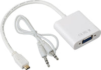 16-6375 Micro HDMI to VGA + Audio Adapter