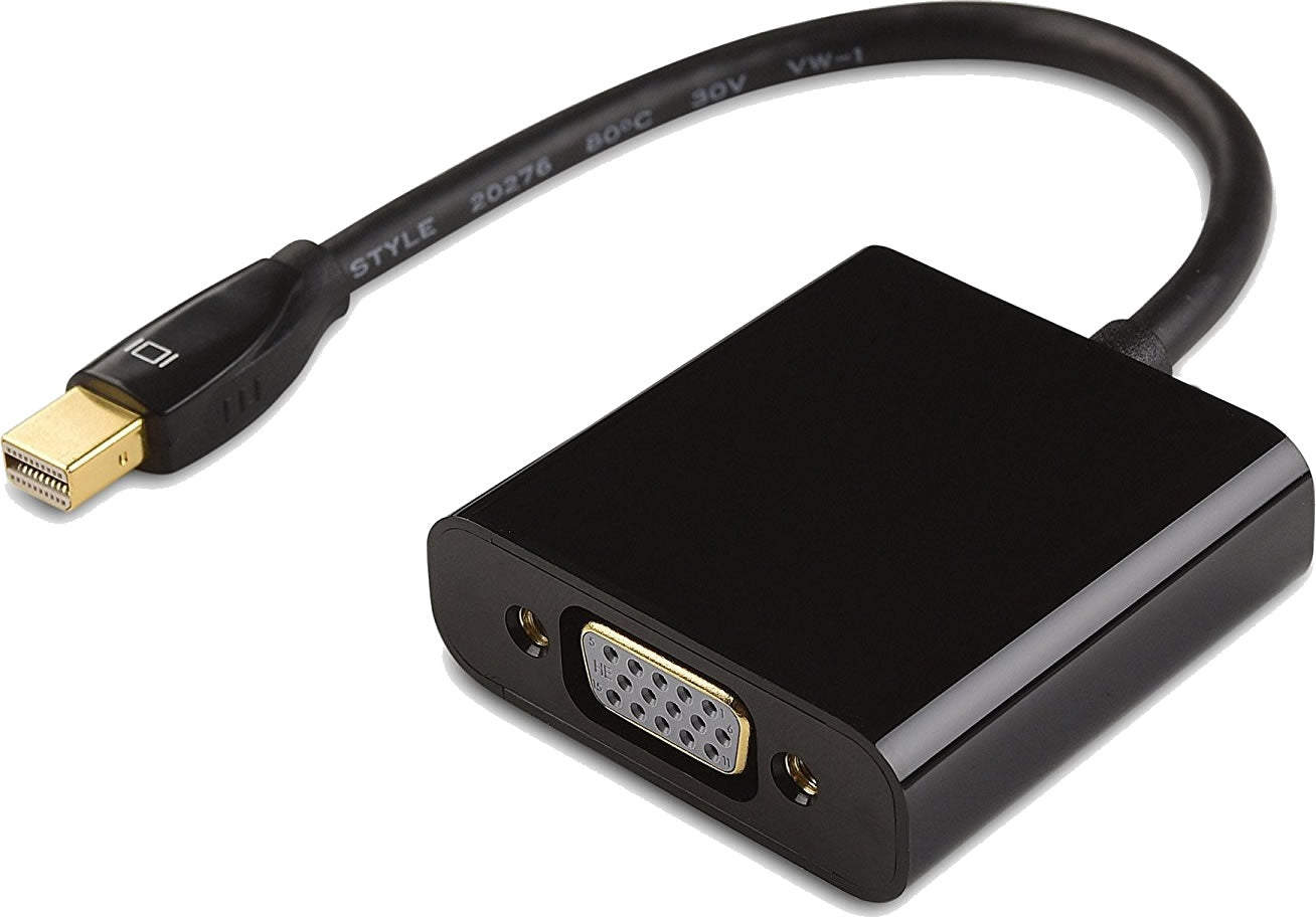 16-6425 Mini DisplayPort (ThunderBolt) Male to VGA Female Adapter