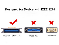 16-6526-01 USB 2.0 Male to IEEE1284 Parallel Female Adapter