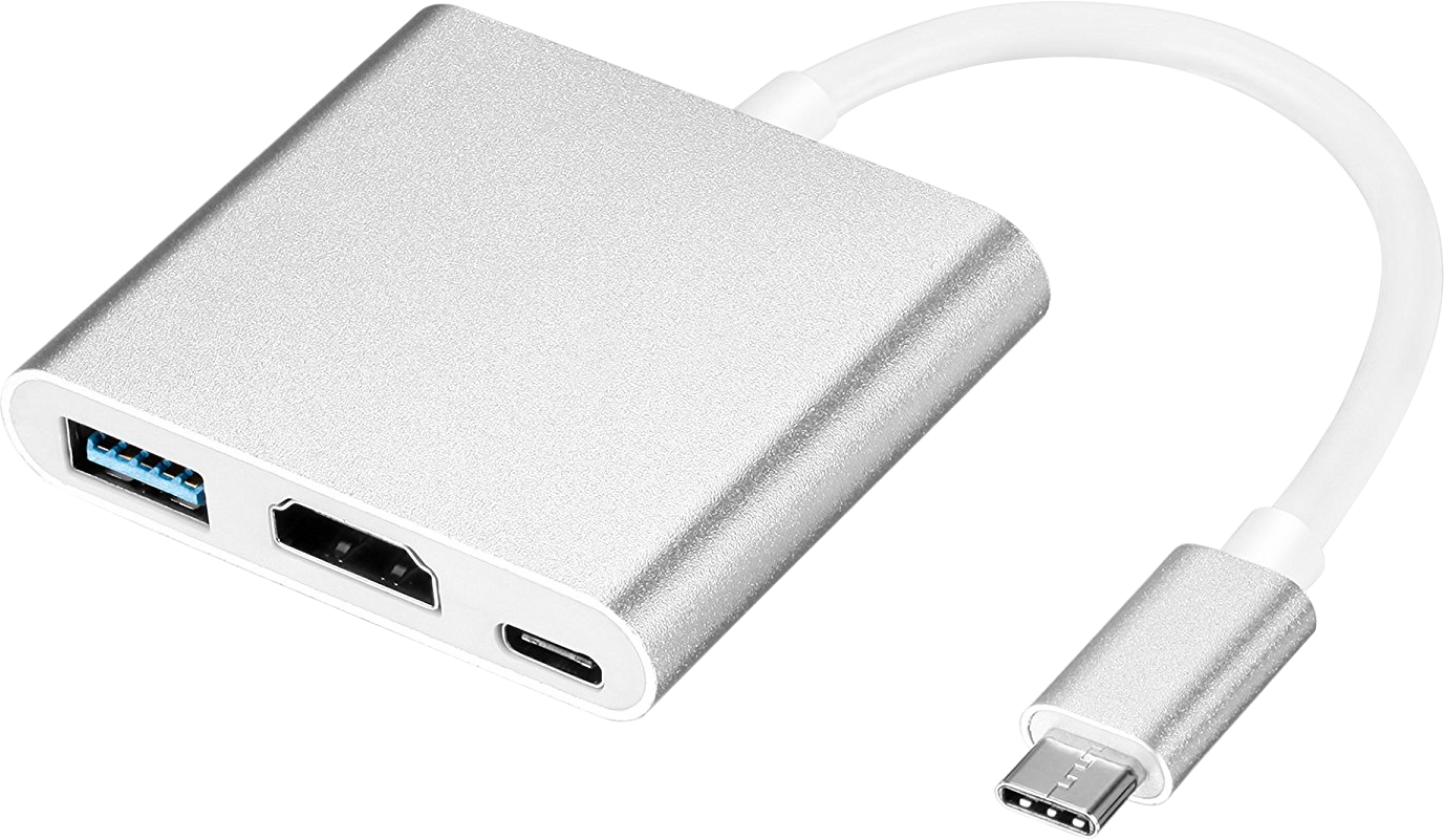 16-6554 USB 3.1 Type C to HDMI+USB Type C+USB 3.0 Adapter