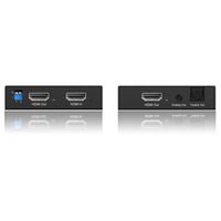 16-6700-07 4K HDMI Extender HDBaseT over Single CAT 5e/6e 70M with HDCP2.2, POC, Loop Out, CEC, IR, 3.5mm & Toslink Audio Extractor
