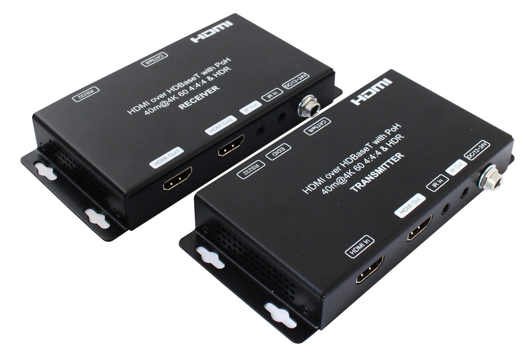 16-6700-08 4K HDMI Slim Extender HDBaseT YUV 4:4:4 with Dual Power Over Cable (POC)