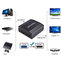16-6702 VGA + Audio (Optical/3.5mm) to HDMI Converter