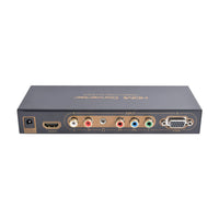 16-6708 Component or VGA + Audio to HDMI Converter support Upscaler