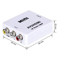 16-6711-01 Composite Audio / Video to HDMI Converter - Plastic Casing