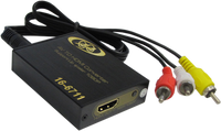 16-6711 Composite Audio / Video to HDMI Converter - Metal Casing