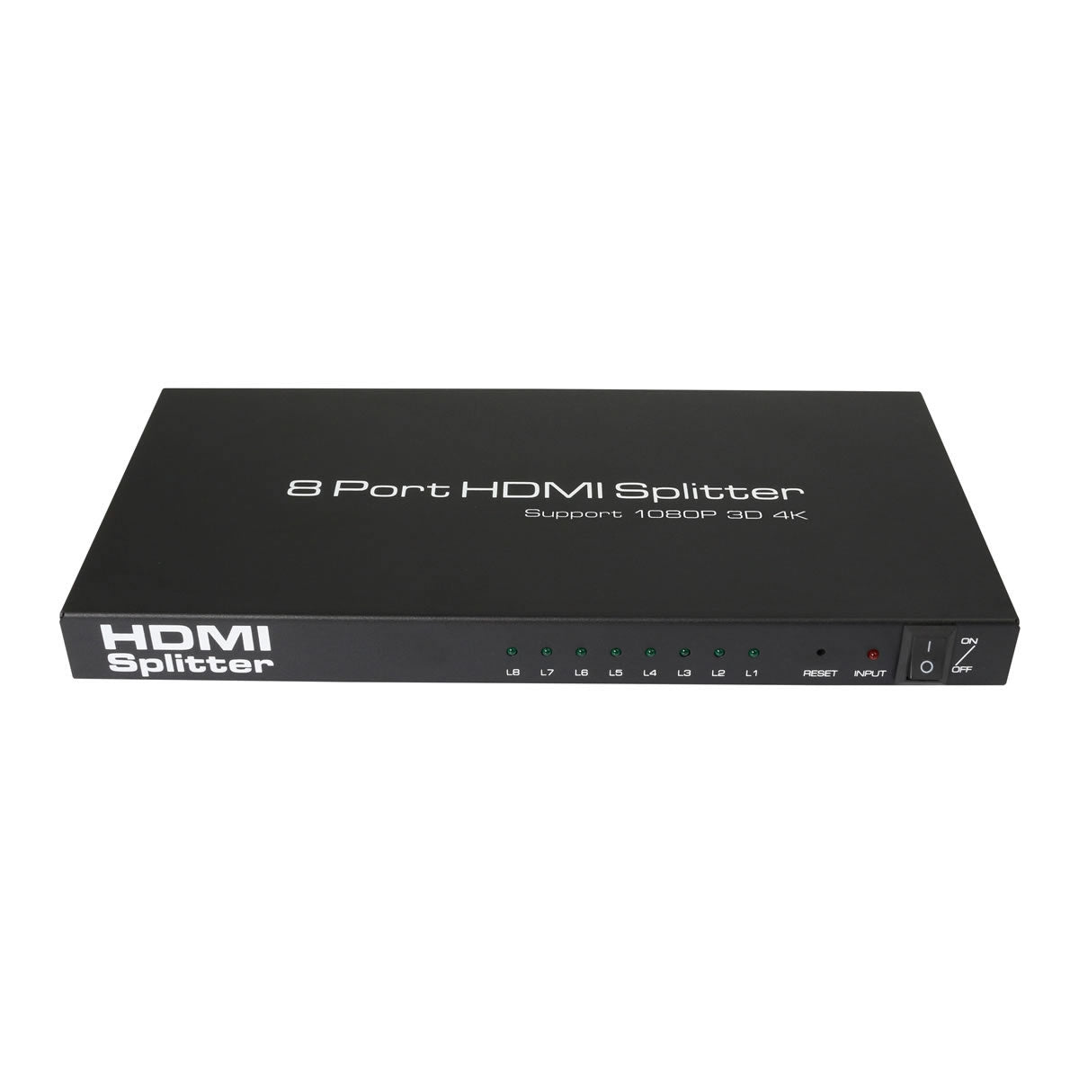 16-6808-4 HDMI 4K Splitter 1 In 8 Out, HDCP 1.4, Supports 3D, 4Kx2K@30Hz