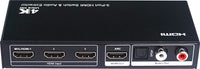 16-6831-42 HDMI 4K Version 2.0 Switcher 3 In 1 Out with Audio Extractor Support 4Kx2K@60Hz, ARC, CEC, HDR