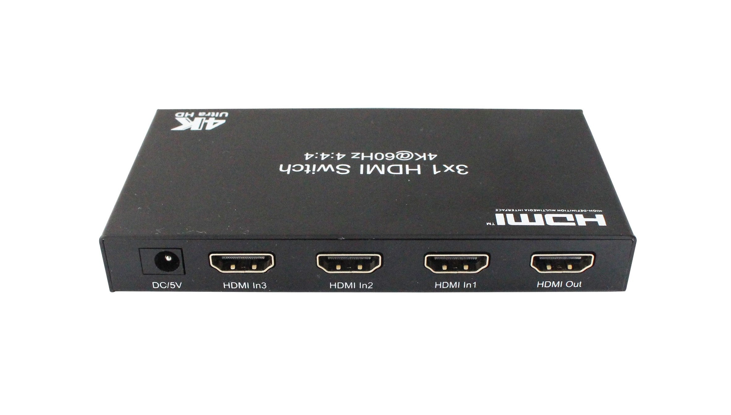 16-6831-44 HDMI 2.0 Switch 3 In 1 Out, 4K@60Hz YUV4:4:4