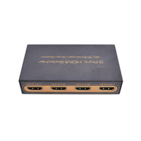 16-6831 HDMI 4K Switcher 3 In 1 Out with Remote
