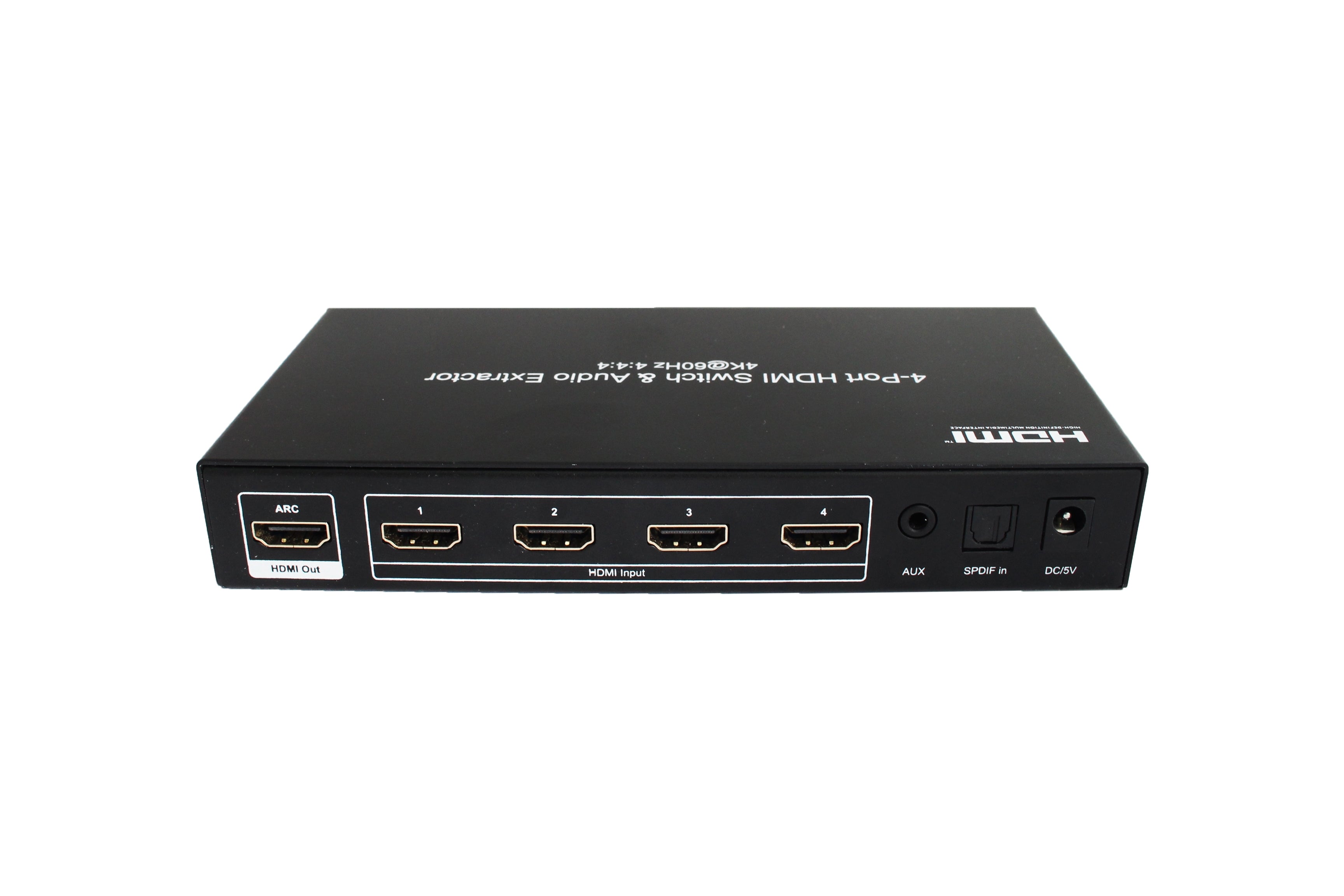 16-6841-44 HDMI 2.0 Switch 4 In 1 Out, 4K@60Hz YUV4:4:4, Support ARC, CEC, HDR