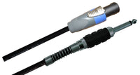 16-7217-xx SPEAKON Male to 1/4 Inch Mono Male Cable