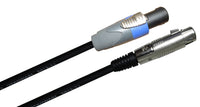 16-7218 Speakon Male to XLR Female Cable