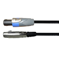 16-7219 SPEAKON Male to XLR Male Cable