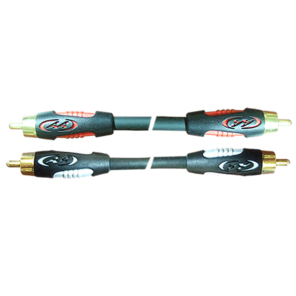16-7316-50  Dual RCA Male Jack to 2 RCA Male Jack Cable