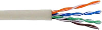 17-CAT5ECMP CAT5E Bulk Cable FT6 cUL Certified Plenum CMP Fire Rated 24AWG x 4 Pairs Solid Pure Copper 1000FT Marked Every 2FT
