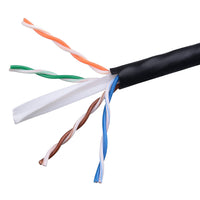 17-CAT6CMR CAT6 Bulk Cable FT4 cUL Certified CMR 23AWG x 4 Pairs Solid Pure Copper 1000FT Marked Every 2FT