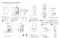 Automatic Hands-free Hand Sanitizer Sprayer Dispenser, Wall-mountable or Floor Stand