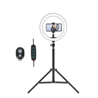 97-7210 10" LED Ring Light with Tripod Stand and Selfie Stick