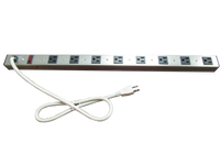 42-0406 ETL certified 6 outlets Aluminum Power Bar