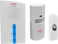 23-2023-02 Infrared Alarm Wireless Doorbell Kit - 1*Receiver, 1*Remote & 1*Infrared Sensor