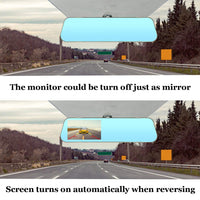 23-3718 Full HD 1080P 9.7 inch Touch Screen Dual Lens Car DVR Dash Cam Driving Recorder