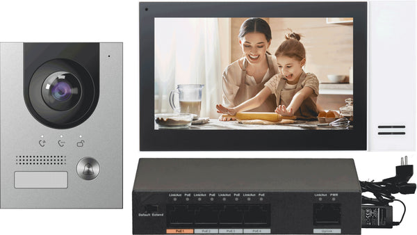 23-4KTP01(S) IP Video Intercom Kit - Outdoor Station, Indoor Monitor a ...