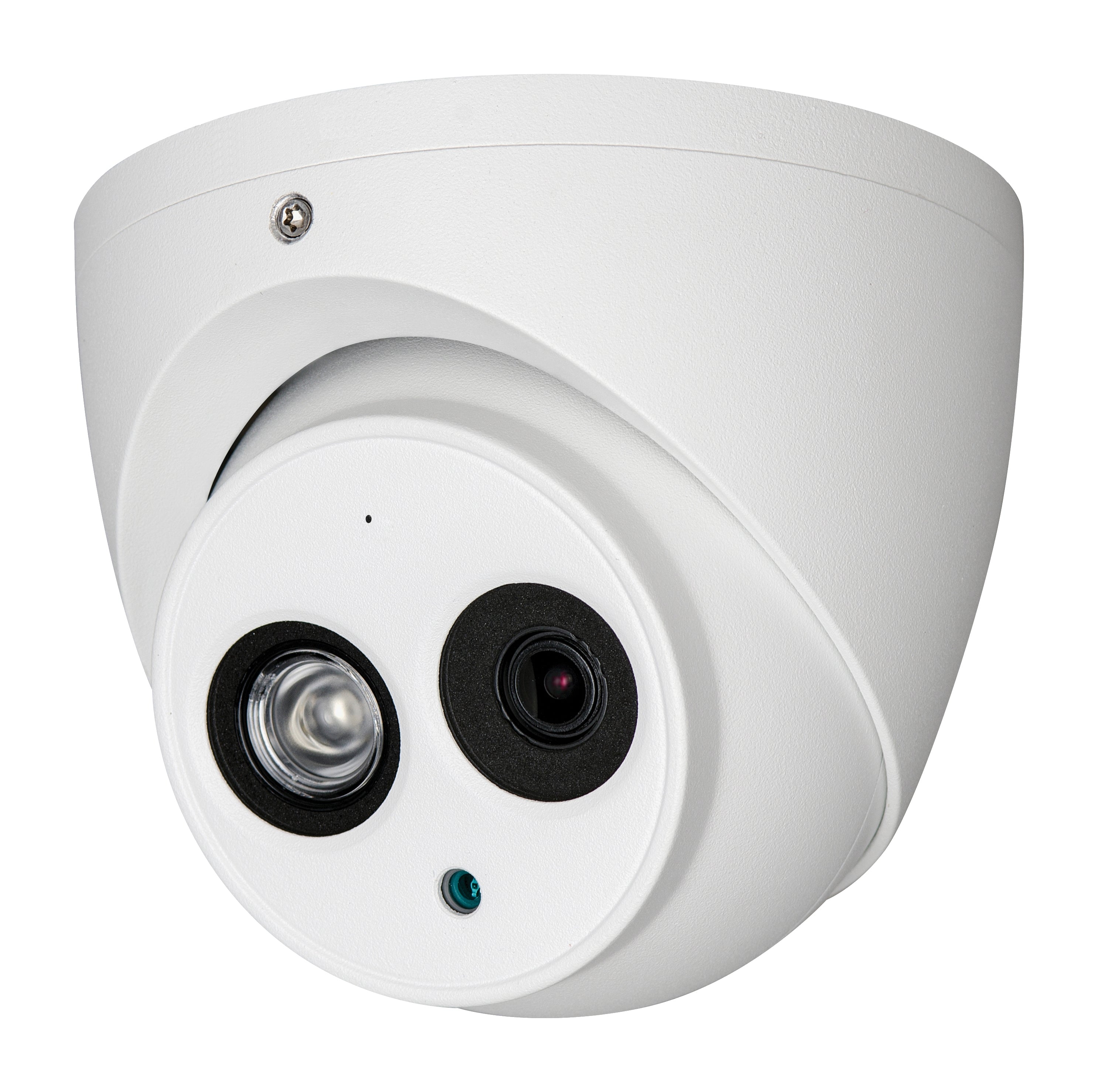 23-4D44A31EM-AS 4MP WDR IR Eyeball Face Detection Network Camera with Built-in MicroSD Card Slot & Mic