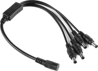 23-7004 1 Female to 4 Male DC Power Splitter