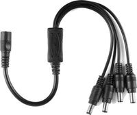 23-7004 1 Female to 4 Male DC Power Splitter
